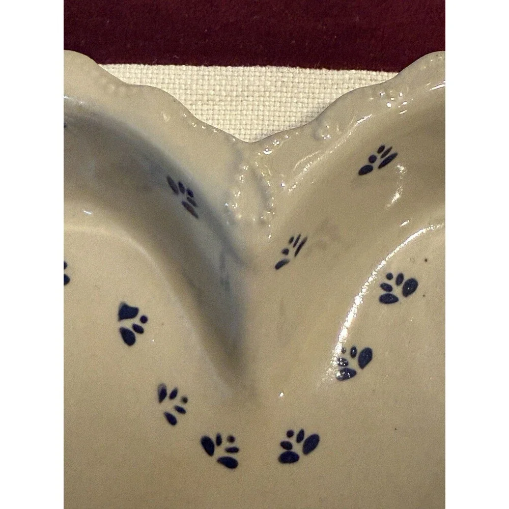 Polish Pottery Heart-shaped Fluted Baker/Serving Dish